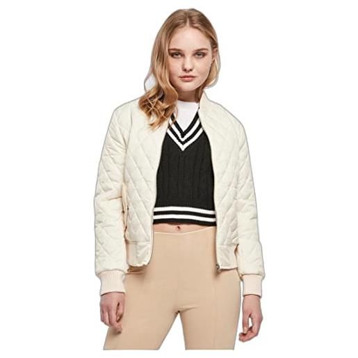 Urban Classics giacca in nylon da donna diamond quilt, sabbia, xxxxl