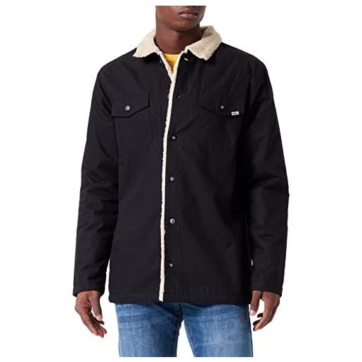 Vans midtown sherpa jacket giacca, nero, s uomo