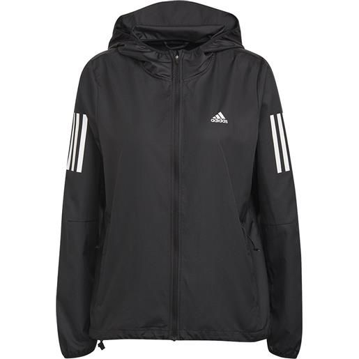 adidas giacca a vento own the run hooded - donna