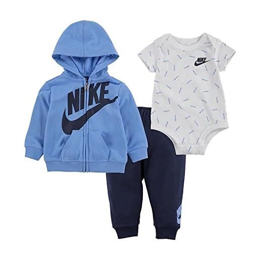 Nike 3 pac set infant tute blu 0-3m