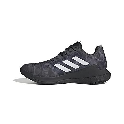 Adidas crazyflight w, sneaker donna, core black/ftwr white/core black, 36 2/3 eu