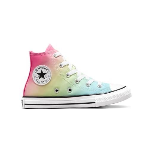 Converse chuck taylor all star bright sneaker multicolore da bambina a08748c, multicolore, 31 eu
