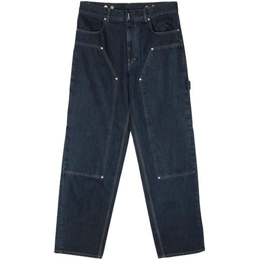 Givenchy jeans taglio comodo a gamba ampia - blu