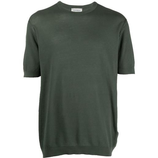 John Smedley t-shirt - verde