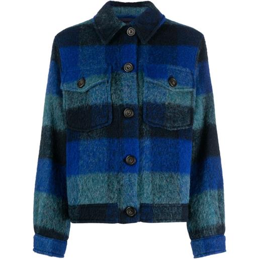 Woolrich giacca-camicia a quadri - blu