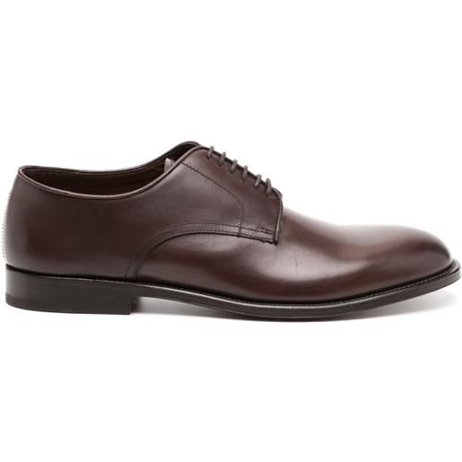 Fratelli Rossetti lace-up leather derby shoes - marrone