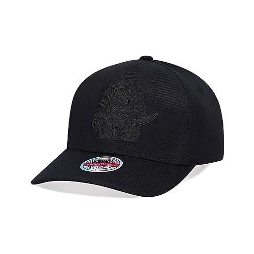 Mitchell & Ness nba - berretto snapback con logo toronto raptors, colore: nero/nero, nero , taglia unica