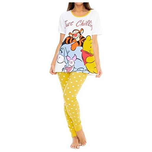 Disney pigiama per donna winnie the pooh multicolor small