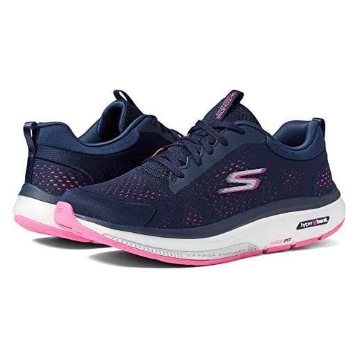 Skechers 124933 nvhp, scarpe da ginnastica donna, blue hot pink, 35.5 eu