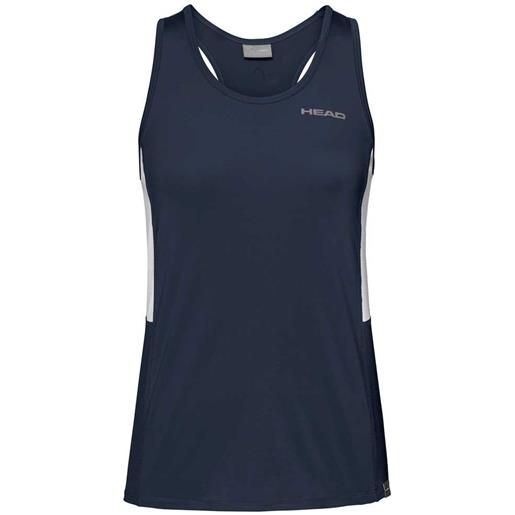 Head Racket club sleeveless t-shirt blu l donna