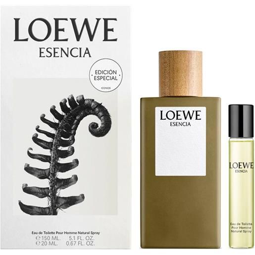 Loewe esencia set 150 ml eau de toilette - vaporizzatore