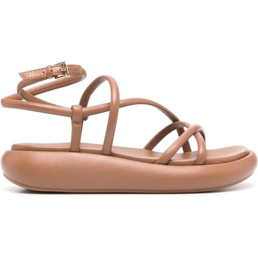 Ash vice 50mm leather sandals - marrone