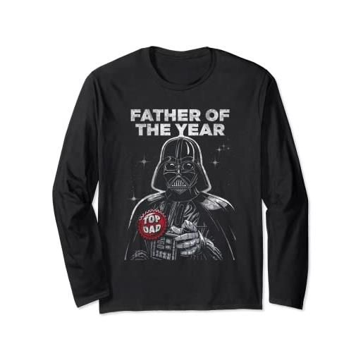 Star Wars father's day father vader padre papà maglia a manica