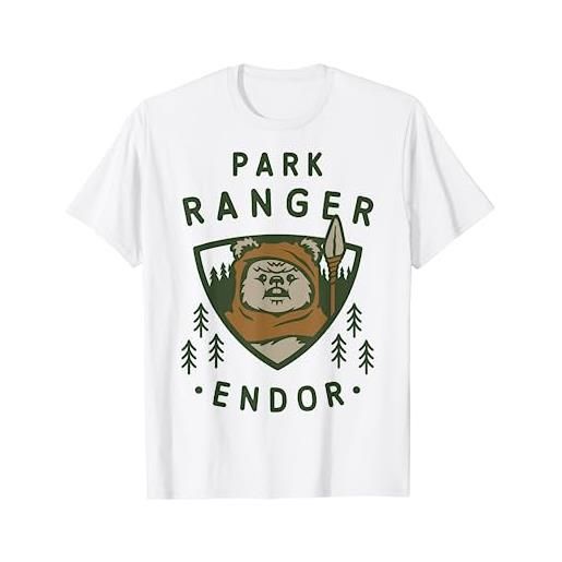 Star Wars ewok park ranger endor maglietta