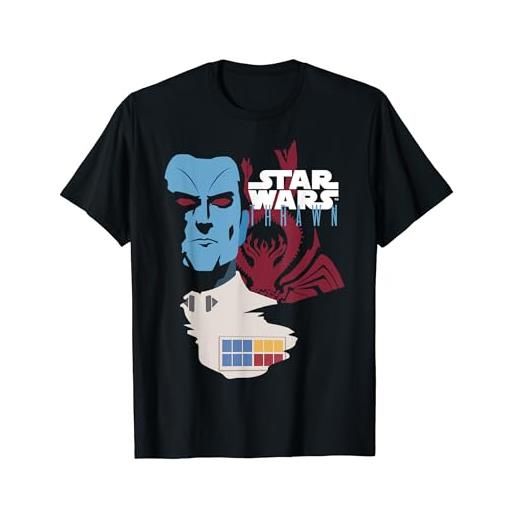 Star Wars grand admiral thrawn logo maglietta