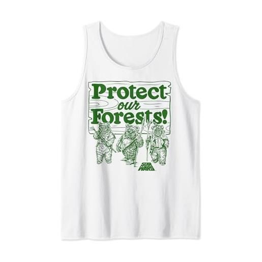 Star Wars ewoks protect our forests camp canotta