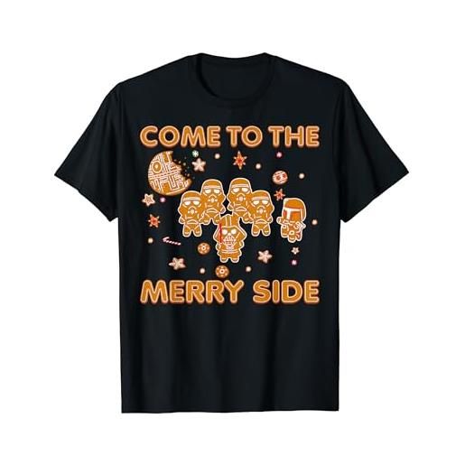 Star Wars christmas empire come to the merry side cookies maglietta