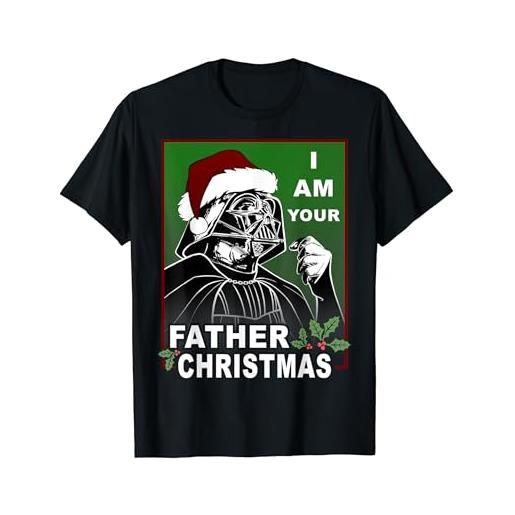Star Wars i am your father christmas maglietta