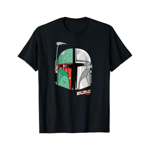 Star Wars mando and boba fett may the 4th be with you maglietta