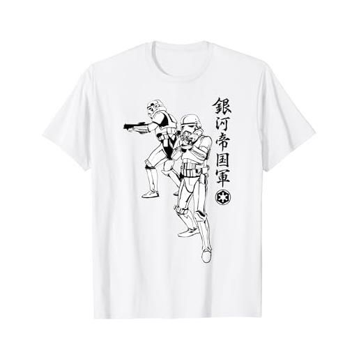 Star Wars stormtroopers kanji maglietta