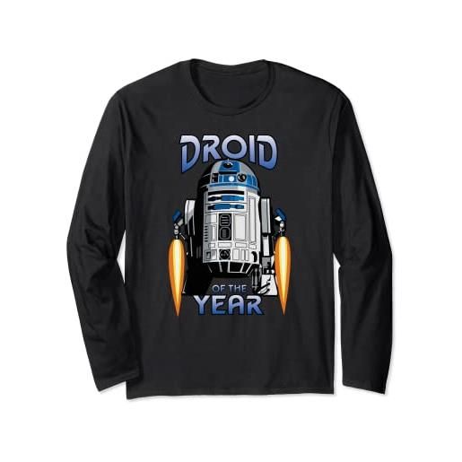 Star Wars r2-d2 droid of the year maglia a manica