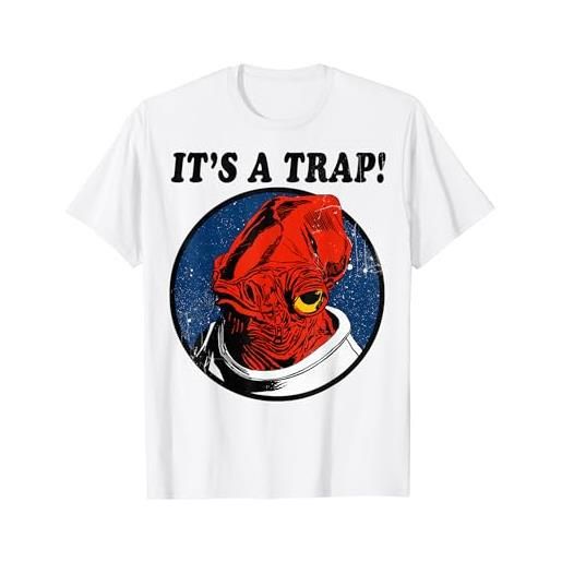 Star Wars admiral ackbar it's a trap!Quote maglietta