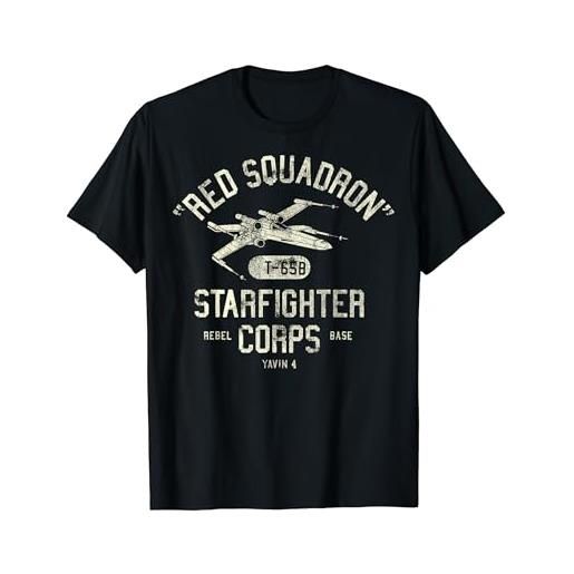 Star Wars rebel x-wing starfighter corps collegiate maglietta