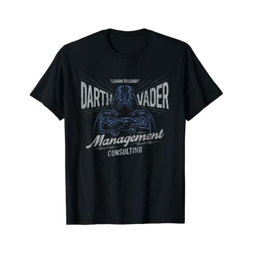 Star Wars darth vader management consulting vintage maglietta