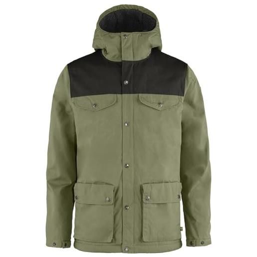 Fjallraven 87122-620-030 greenland winter jacket m giacca uomo green-dark grey taglia xs