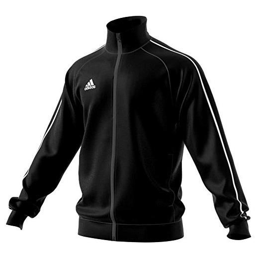 adidas core18 pes giacca uomo, nero/bianco, xl
