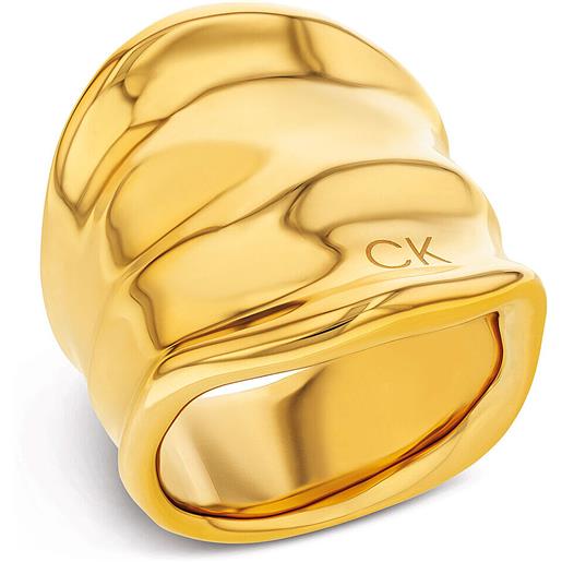 Calvin Klein anello donna gioielli Calvin Klein sculptural 35000646d
