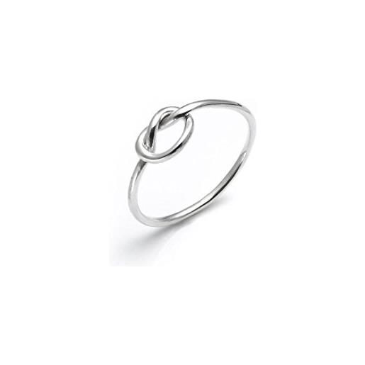 Silverly anello argento. 925 nodo d'amore desiderio