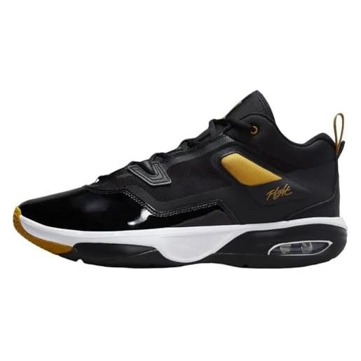 Nike jordan stay loyal 3, scarpe da basket uomo, black yellow ochre white, 45 eu