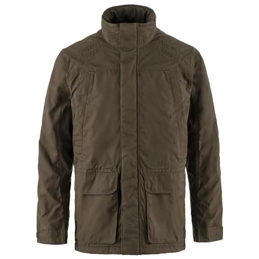 Fjallraven 86717-633 brenner pro padded jacket m giacca uomo dark olive taglia s