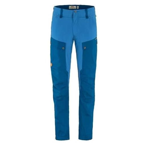 Fjallraven 87176-538-525 keb trousers m pantaloni sportivi uomo alpine blue-un blue taglia 48/l