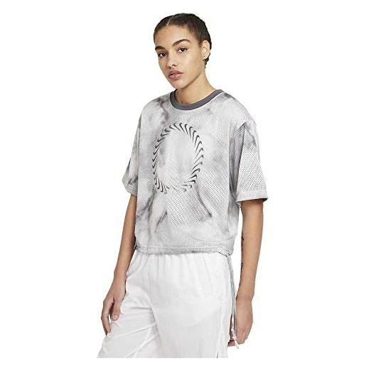 Nike t-shirt grigio donna icon clash, grigio, l