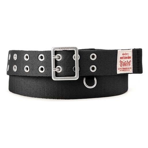 Levi's cintura da lavoro ov workwear belt, nero regolare, m unisex-adulto