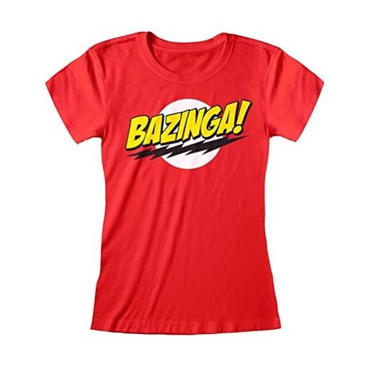 Retro Styler t-shirt aderente con logo big bang theory da donna: media