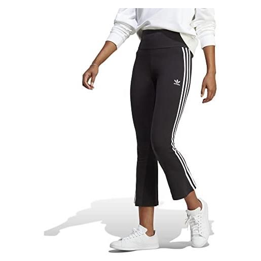 adidas Originals women's adicolor classic 3-stripes 7/8 flare leggings, black, medium