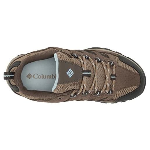 Columbia crestwood impermeabile, scarpe da escursionismo donna, nero, 42 eu larga