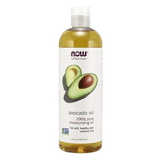 NOW avocado oil 100% pure moisturizing oil - 473ml
