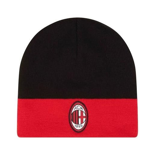 AC Milan berretto reversibile, taglia unica, black-for all time red