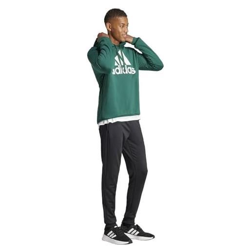 adidas sportswear french terry hooded track suit tuta, collegiate green, xxl men's