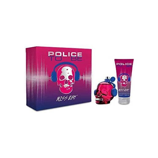 Police to be miss beat donna cofanetto, edp 40 ml + body lotion 100 ml, Police