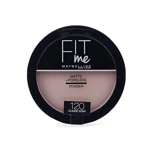 Maybelline fit me matte + poreless polvere 8.5g - classic ivory