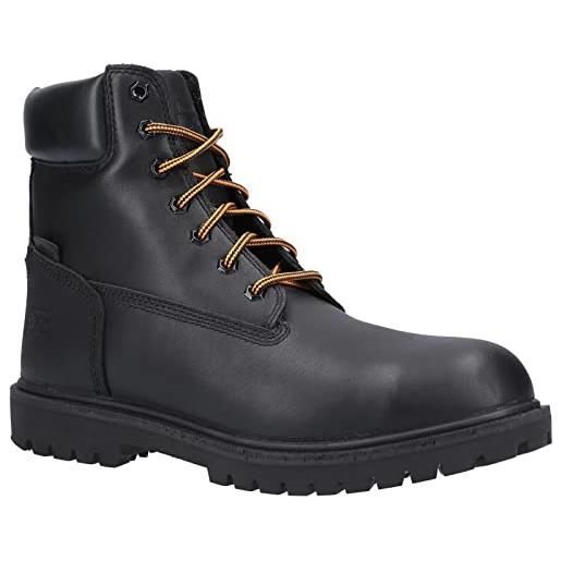Timberland PRO 6 in iconic work boot s3, calzatura antincendio e antinfortunistica uomo, black, 46 eu