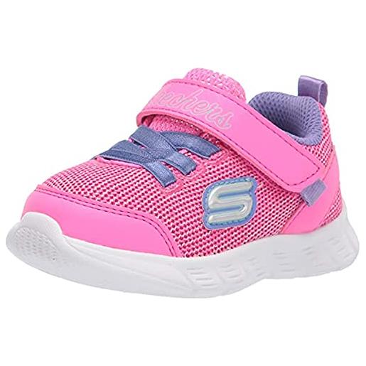 Skechers comfy flex moving on, scarpe da ginnastica bambine e ragazze, hppr, 24 eu