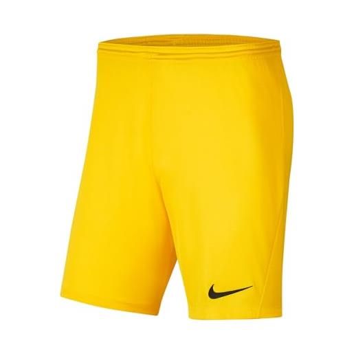 Nike dry park iii nb pantaloncini tour yellow/black l