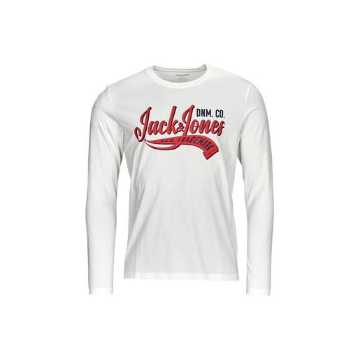 Jack & Jones t-shirts a maniche lunghe Jack & Jones jjelogo tee ls o-neck 2 col aw23 sn