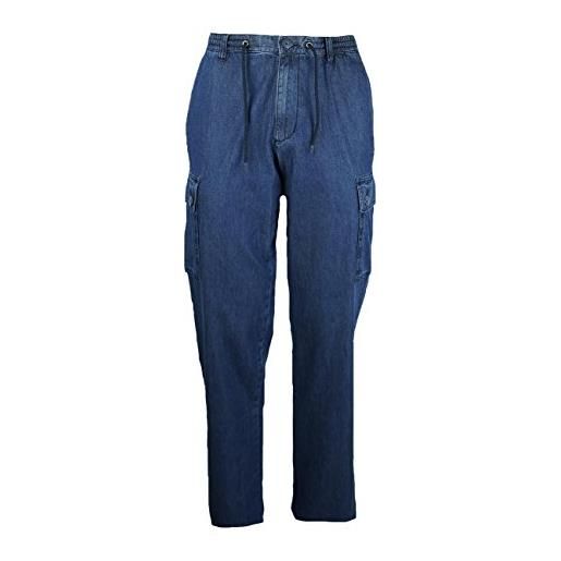 SEA BARRIER jeans pantalone leggero lungo uomo art darcy tasconi elastico tela